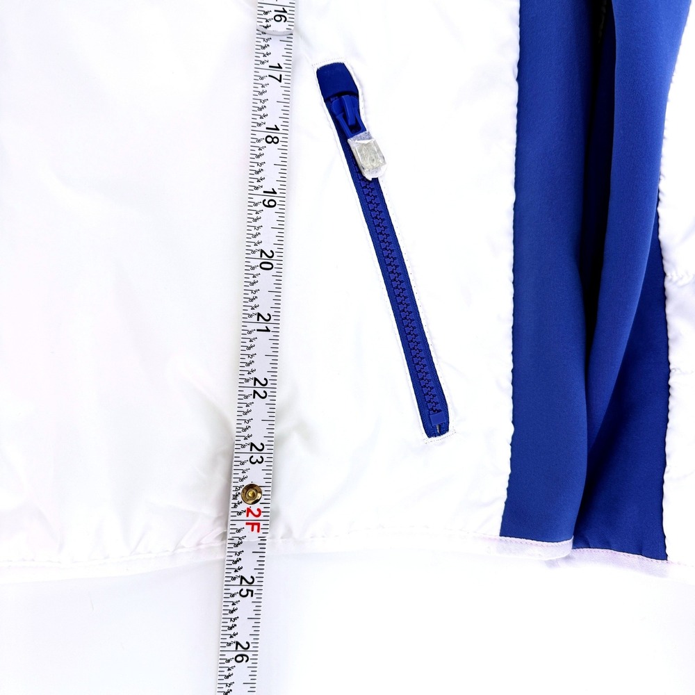 RLX Ralph Lauren Women's White Blue Golf Pullover Jacket Quarter Zip NWT - Picture 14 of 16